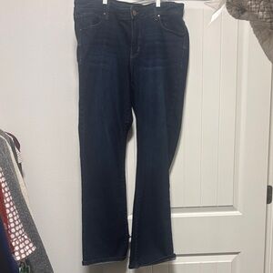 Maurices Dark Blue Flare Jeans